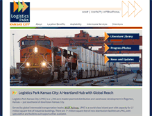 Tablet Screenshot of logisticsparkkc.com